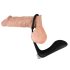 Black Velvet - anal vibrator med penisring (svart)
