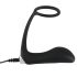 Black Velvet - anal vibrator med penisring (svart)