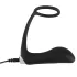 Black Velvet - anal vibrator med penisring (svart)