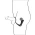 Black Velvet - anal vibrator med penisring (svart)