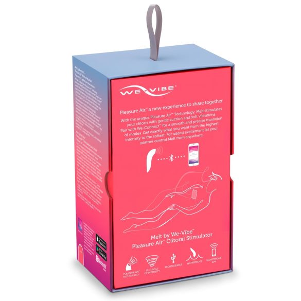 We-Vibe Melt - smart luftbølge klitorisstimulator (korall)