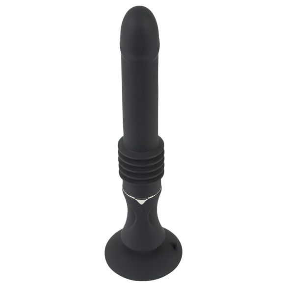 You2Toys Sexmaskin - med sugekopp og støtende vibrator (svart)