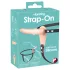 You2Toys - Strap-On - oppladbar, påspennbar vibrator (naturlig)