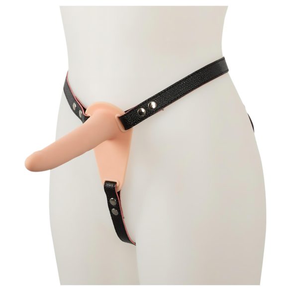 You2Toys - Strap-On - oppladbar, påspennbar vibrator (naturlig)
