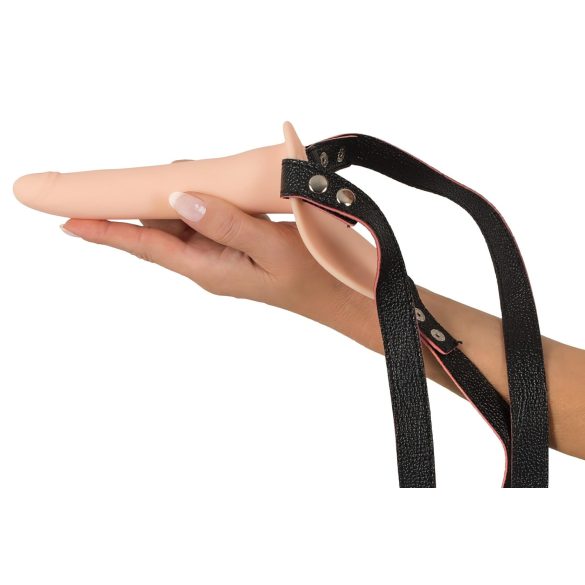 You2Toys - Strap-On - oppladbar, påspennbar vibrator (naturlig)