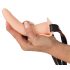 You2Toys - Strap-On - oppladbar, påspennbar vibrator (naturlig)