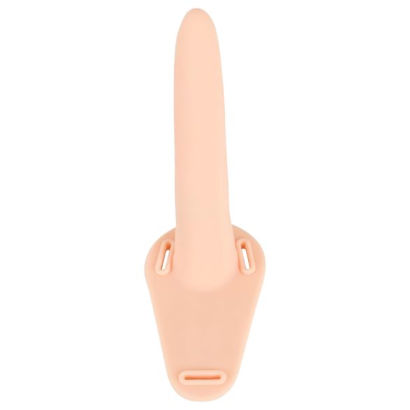You2Toys - Strap-On - oppladbar, påspennbar vibrator (naturlig)