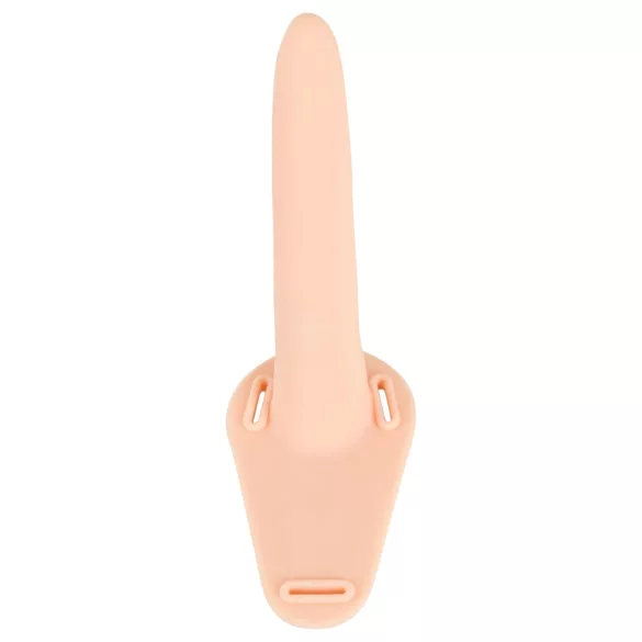 You2Toys - Strap-On - oppladbar, påspennbar vibrator (naturlig)