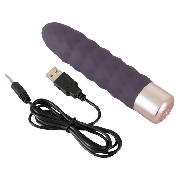 You2Toys Elegant Diamond - Oppladbar stangvibrator (lilla)