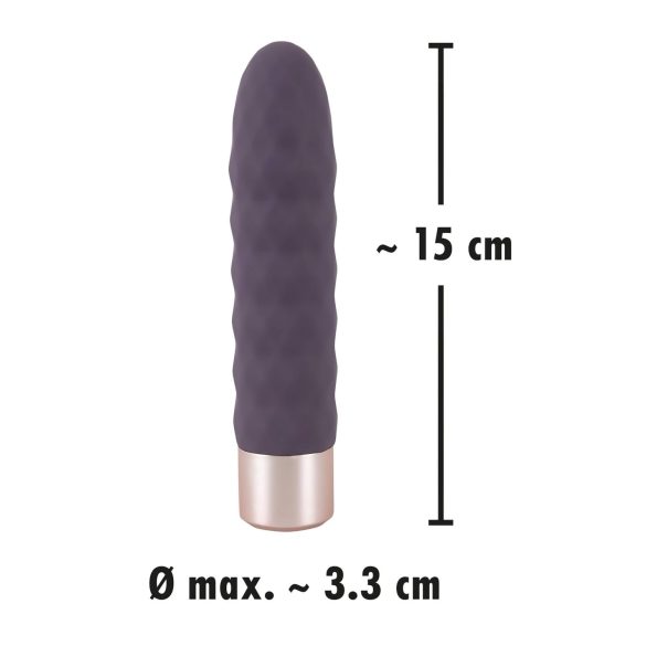 You2Toys Elegant Diamond - Oppladbar stangvibrator (lilla)