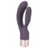 You2Toys Elegant Double - oppladbar vibrator med klitorisstimulator (lilla)