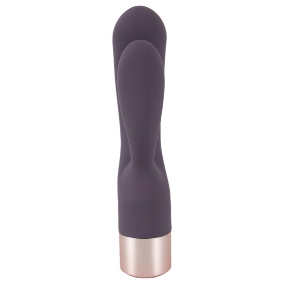 You2Toys Elegant Double - oppladbar vibrator med klitorisstimulator (lilla)