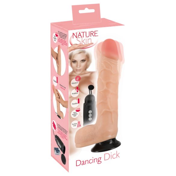 Nature Skin - Ektefølelse roterende vibrator (hudfarget)