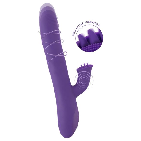 Smile Pearl - perlevibrator med skyvefunksjon (lilla)