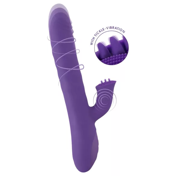 Smile Pearl - perlevibrator med skyvefunksjon (lilla)