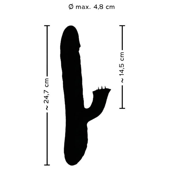 Smile Pearl - perlevibrator med skyvefunksjon (lilla)