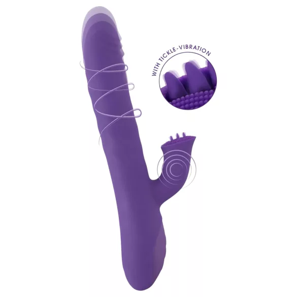 Smile Pearl - perlevibrator med skyvefunksjon (lilla)