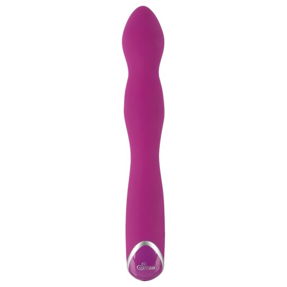 SMILE - fleksibel A- og G-punkt vibrator (rosa)