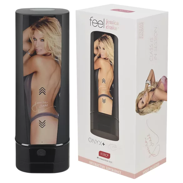 Kiiroo Onyx+ Jessica Drake - interaktiv masturbator (svart)