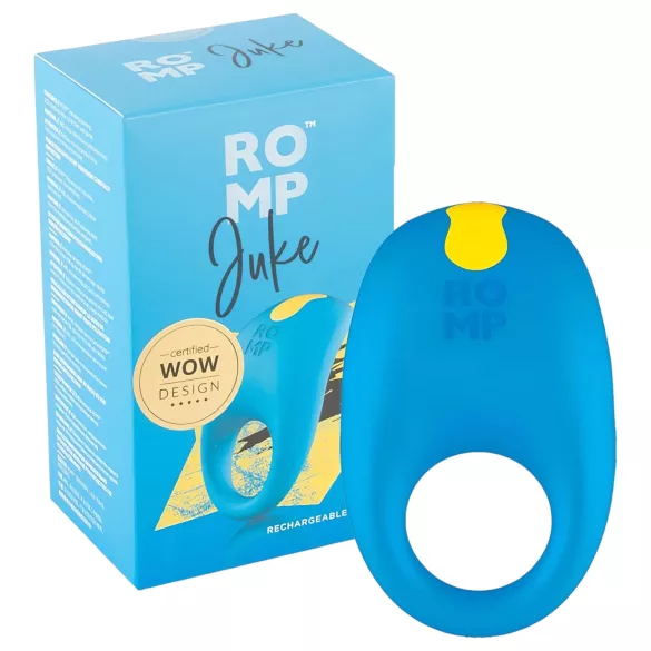 ROMP Juke - vanntett vibrasjonsring for menn (blå)