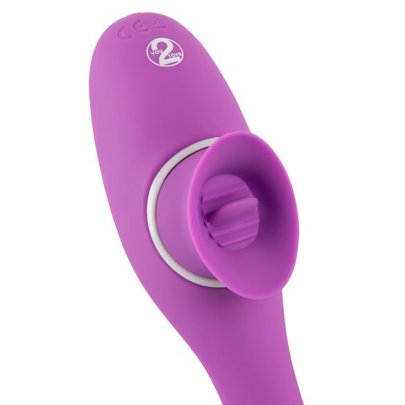 You2Toys 2-i-1 Oppladbar Vibrator - Lilla