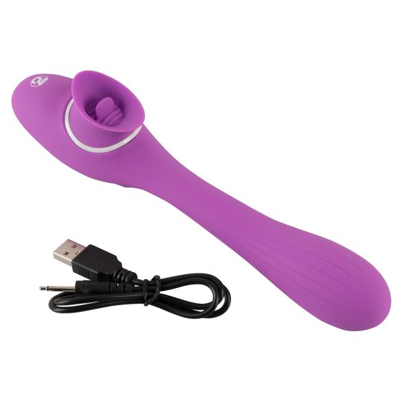 You2Toys 2-i-1 Oppladbar Vibrator - Lilla