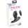 XOUXOU - dobbel analvibrator, oppladbar (svart)