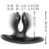 XOUXOU - dobbel analvibrator, oppladbar (svart)