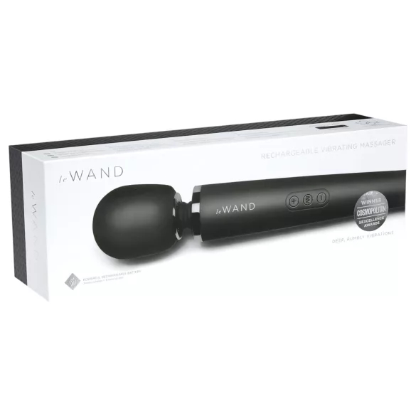 Le Wand Petite - eksklusiv, oppladbar massasjevibrator (svart)