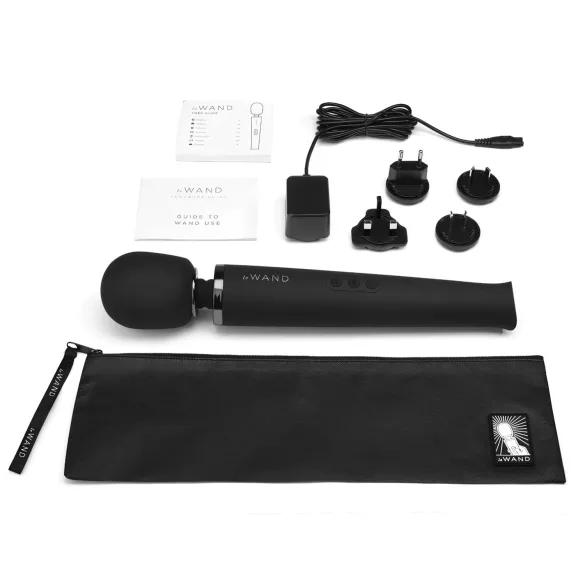 Le Wand Petite - eksklusiv, oppladbar massasjevibrator (svart)