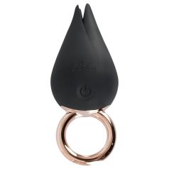 Belou - oppladbar, vanntett klitorisvibrator (svart)