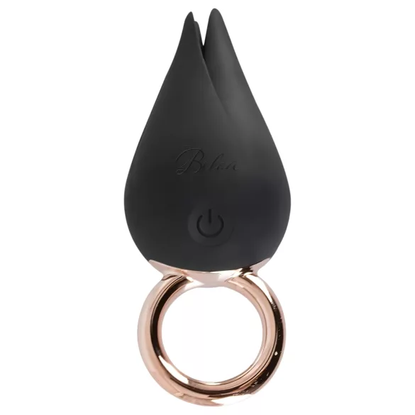 Belou - oppladbar, vanntett klitorisvibrator (svart)