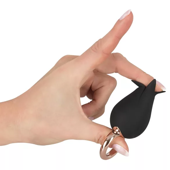 Belou - oppladbar, vanntett klitorisvibrator (svart)