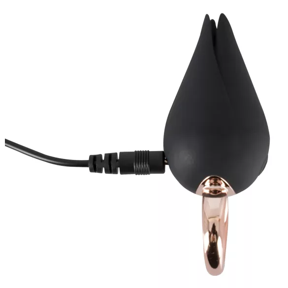 Belou - oppladbar, vanntett klitorisvibrator (svart)