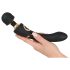 Cleopatra Stav - oppladbar, vanntett massasjevibrator (svart)