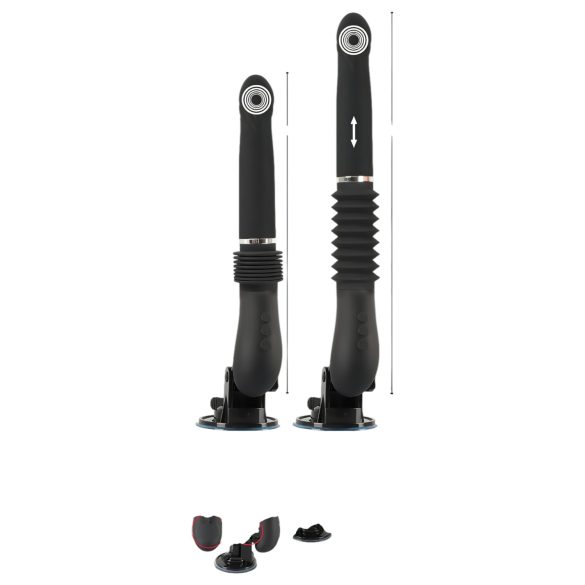 You2Toys RC Kjærlighetsmaskin 2.0 - Oppladbar Støtvibrator (svart)