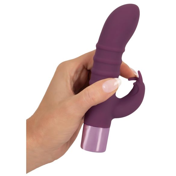Rabbit Vibe - oppladbar G-punktvibrator med klitorisstimulator (lilla)