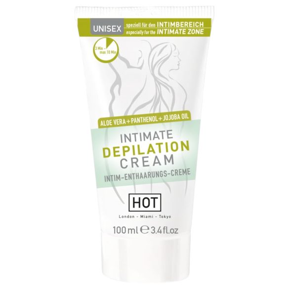 HOT Intim - intim hårfjerningskrem med spatula (100 ml)