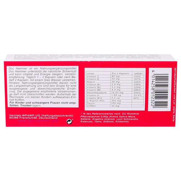 Doc Hammer - kosttilskudd kapsler - unisex (24 stk)