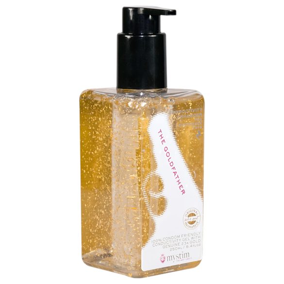 Mystim elektro-sex glidemiddel - 23k gull (250 ml)