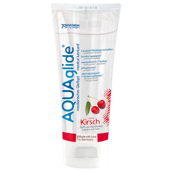AQUAglide vannbasert glidemiddel - kirsebær (100ml)