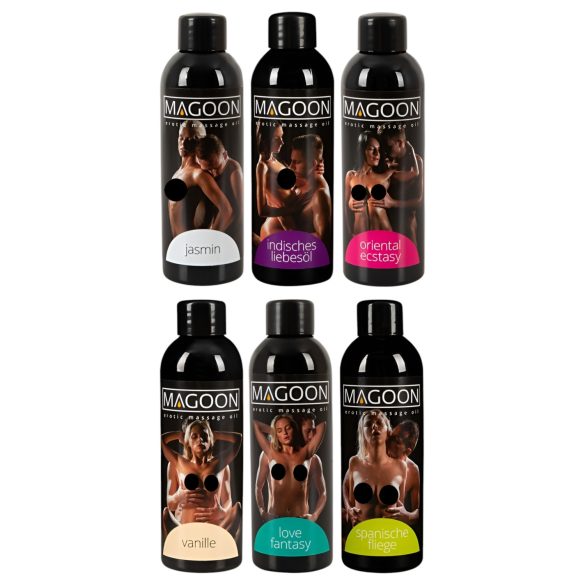 Magoon massasjesett med oljer (6 stk * 100 ml)