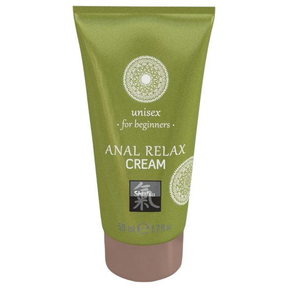 HOT Shiatsu Anal Relax - beroligende anal glidemiddel krem (50ml)