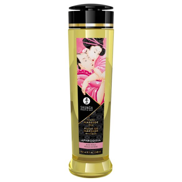 Shunga - massasjeolje - rose (240ml)
