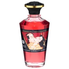   Shunga - Varmende Massasjeolje - Champagne & Jordbær (100ml)