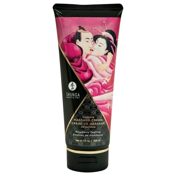 Shunga - Massasje krem - Bringebær (200ml)
