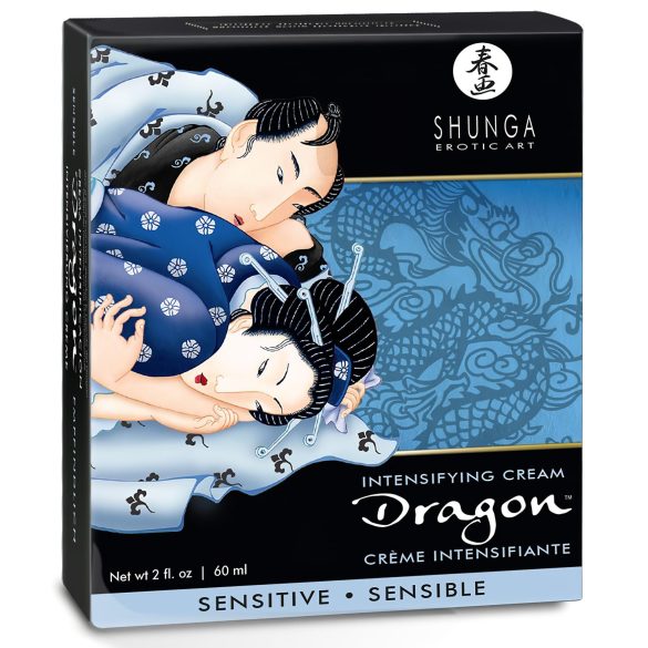 Shunga Dragon Sensitive - sensitiv intim gel for menn (60 ml)