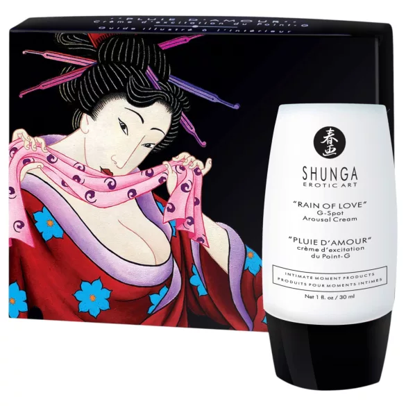 Shunga Rain of Love - G-punktsstimulerende krem for kvinner (30 ml)
