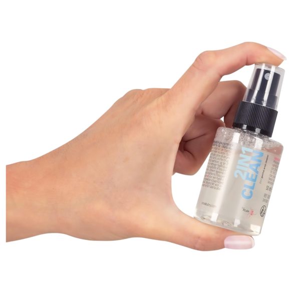 Just Play 2-i-1 Ren - intim- og produktspray (50ml)