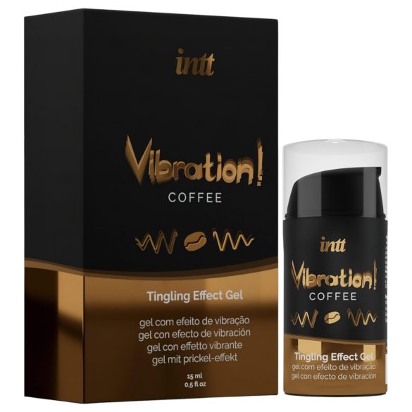 Intt Vibrasjon! - flytende vibrator - kaffe (15ml)